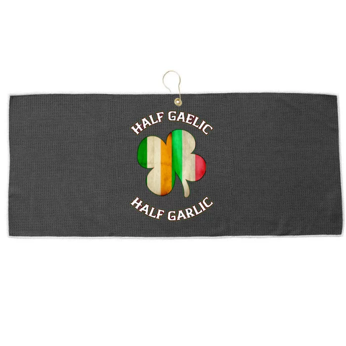 Irish Italian Wo 's St Patrick's Day Gaelic Large Microfiber Waffle Golf Towel