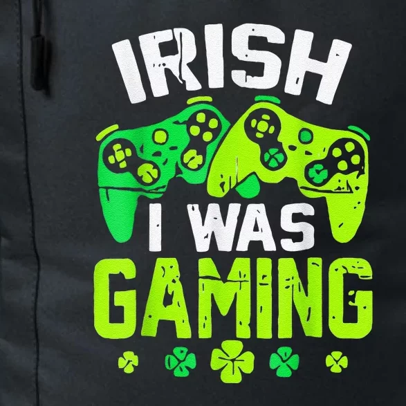 Irish I Was Gaming Funny St Patricks Day Gamer Daily Commute Backpack