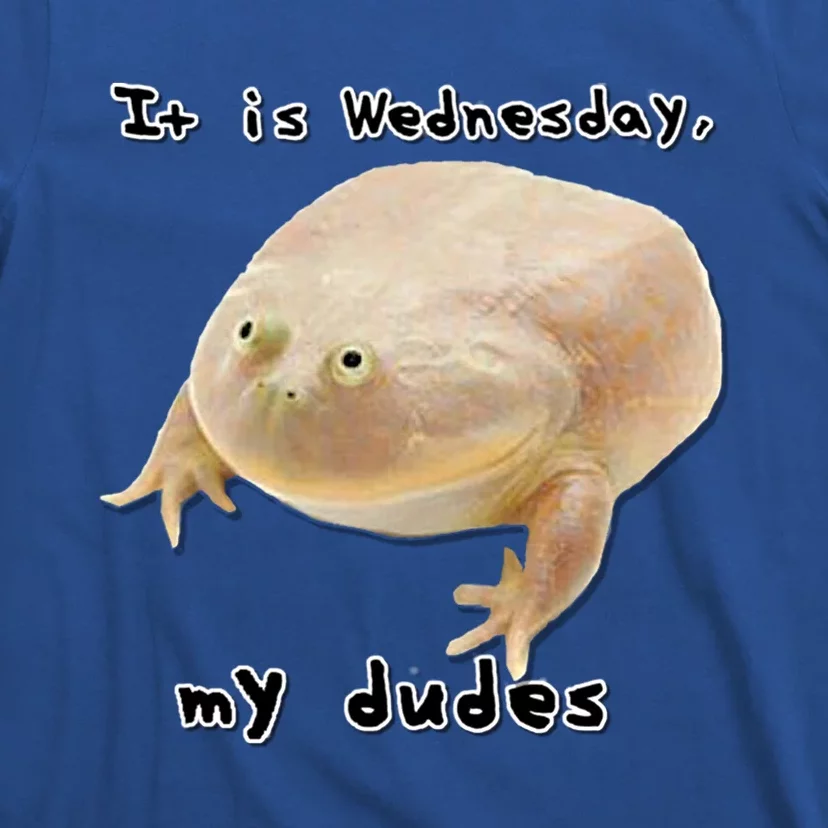 It Is Wednesday My Dudes Funny Classic Frog Meme Original Gift T-Shirt