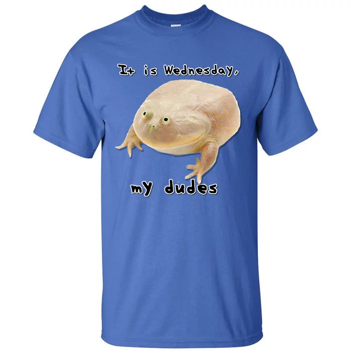 It Is Wednesday My Dudes Funny Classic Frog Meme Original Gift Tall T-Shirt