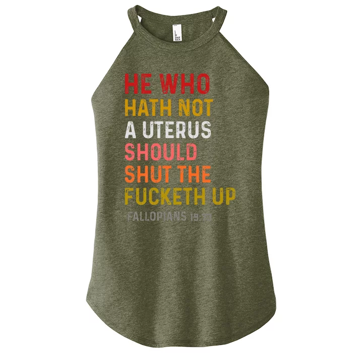 If I Wanted The Government In My Uterus Women’s Perfect Tri Rocker Tank