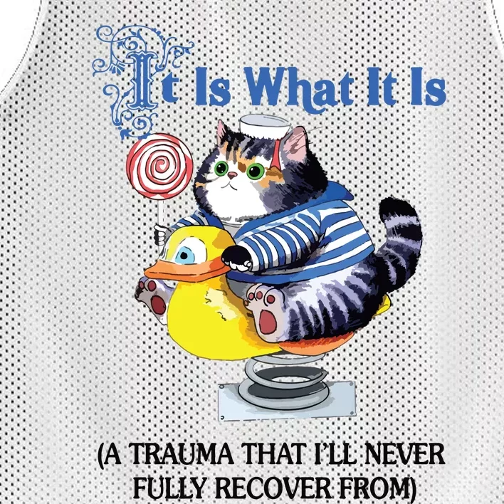 It Is What It Is Mesh Reversible Basketball Jersey Tank