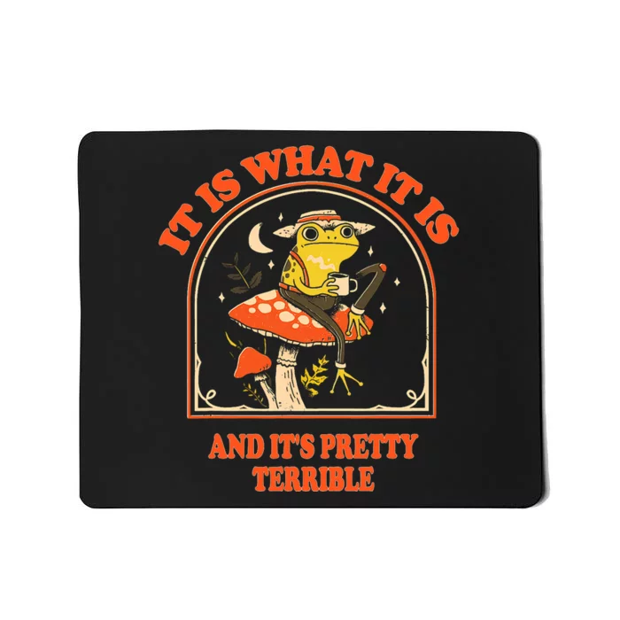 It Is What It Is And ItS Pretty Terrible Funny Design Mousepad