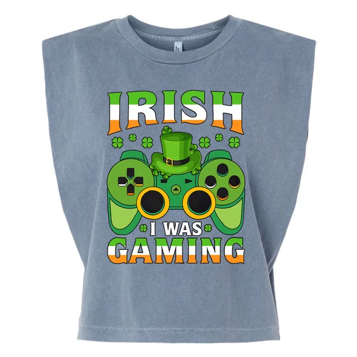 Irish I Was Gaming Garment-Dyed Women's Muscle Tee