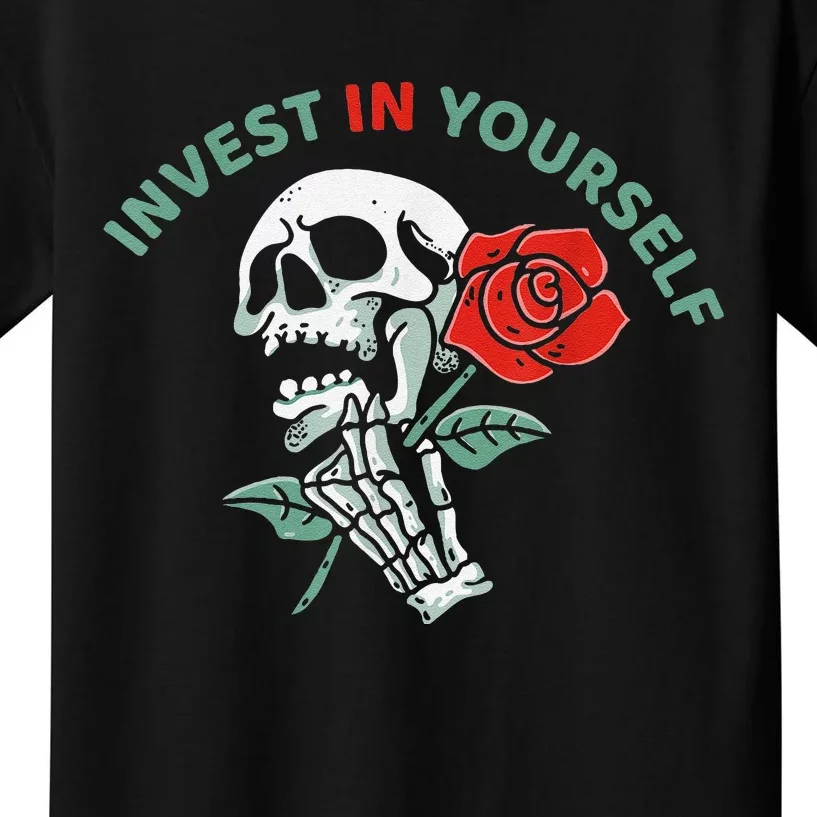 Invest In Yourself Funny Kids T-Shirt