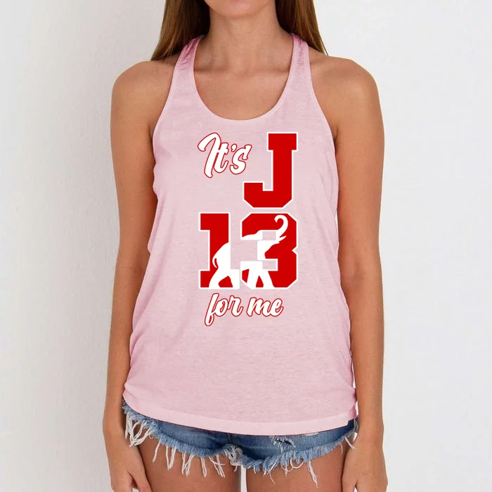 Its January 13 For Me Delta Sigma Theta Women's Knotted Racerback Tank