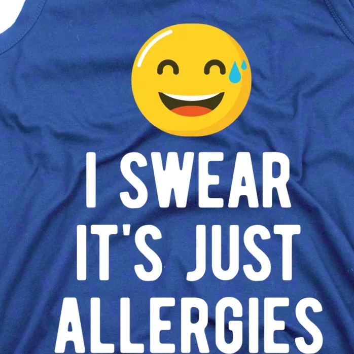 It's Just Allergies Funny Jokes Sarcastic Family Gift Cute Gift Tank Top