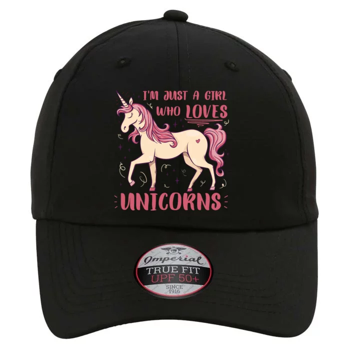 I'm Just A Girl Who Loves Unicorns The Original Performance Cap