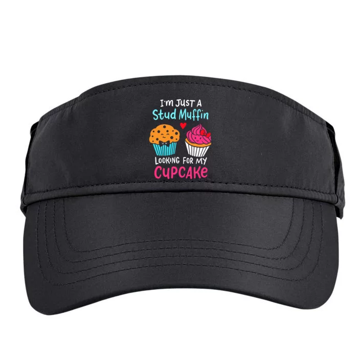 Im Just A Stud Muffin Looking For My Cupcake Cake Decorator Adult Drive Performance Visor