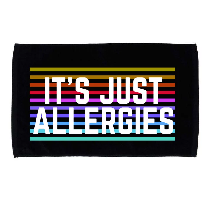 It's Just Allergies Seasonal Gift Microfiber Hand Towel