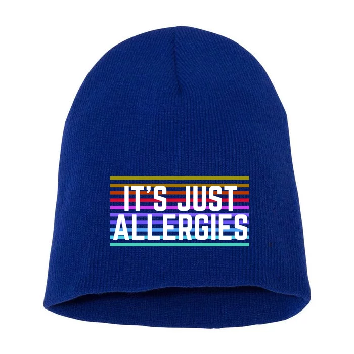 It's Just Allergies Seasonal Gift Short Acrylic Beanie