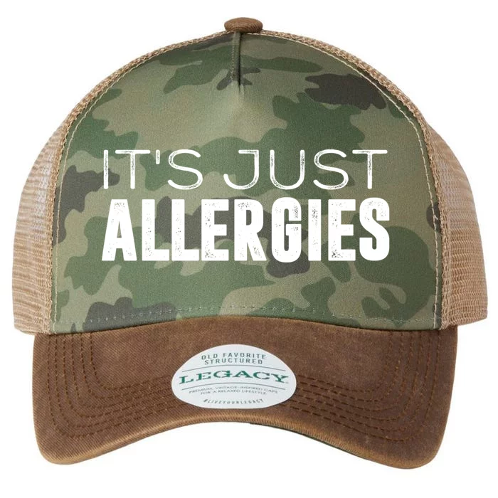 It's Just Allergies Gift Legacy Tie Dye Trucker Hat