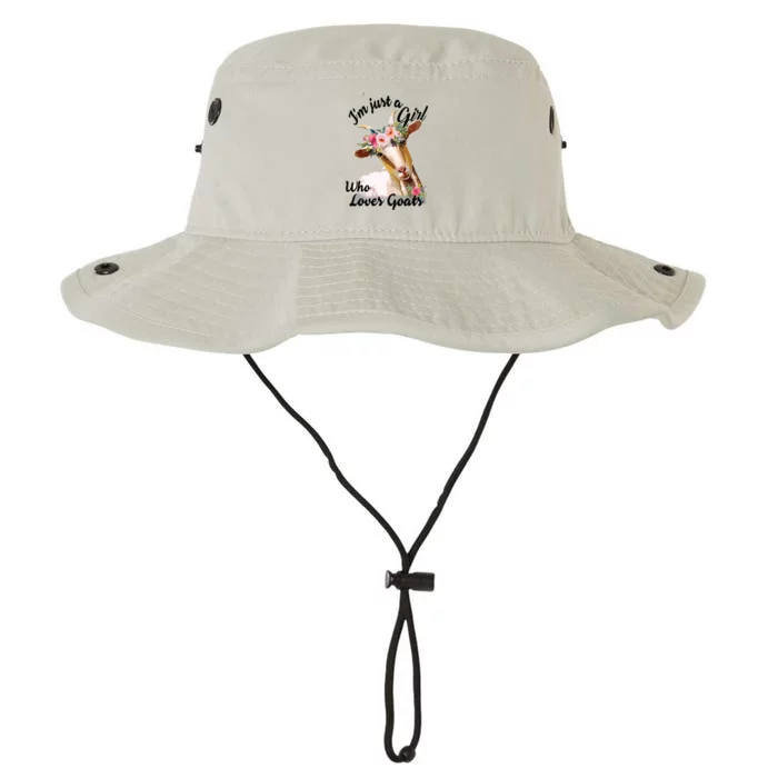 Im Just A Girl Who Loves Goats | Goat Lover Legacy Cool Fit Booney Bucket Hat