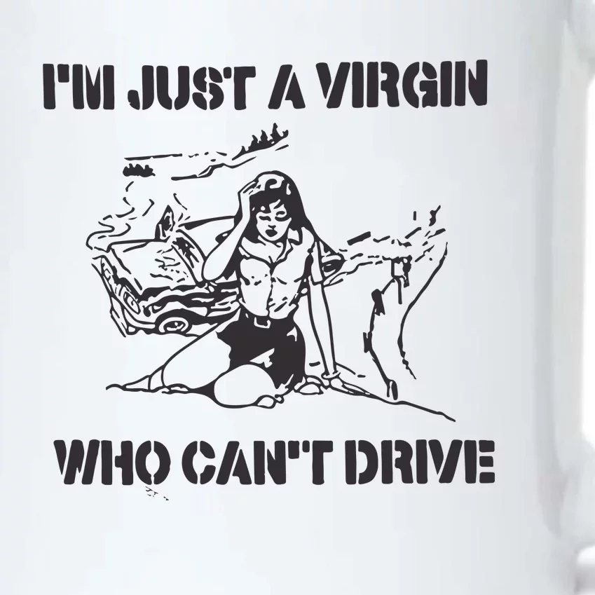 Im Just A Virgin Who Cant Drive Black Color Changing Mug