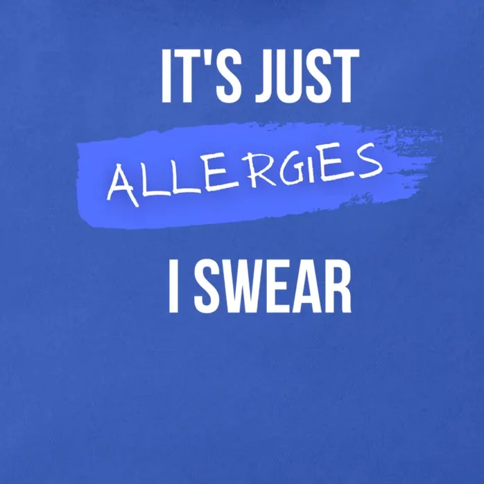 It's Just Allergies I Swear Allergy Humor Funny Cool Gift Zip Tote Bag