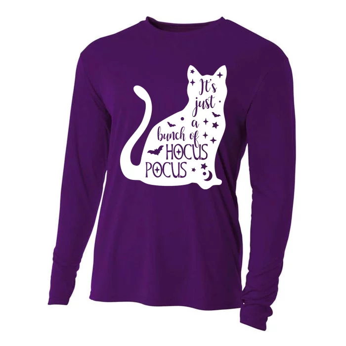 It's Just A Bunch Of Hocus Pocus Cat Cooling Performance Long Sleeve Crew