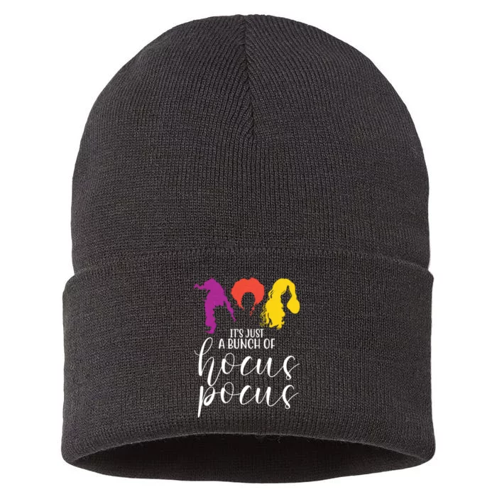 It's Just A Bunch Of Hocus Pocus Witches Sustainable Knit Beanie