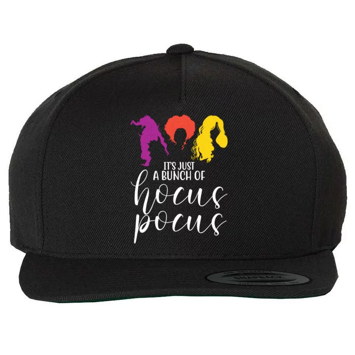 It's Just A Bunch Of Hocus Pocus Witches Wool Snapback Cap