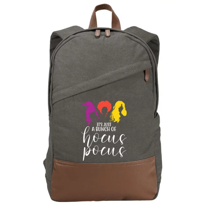 It's Just A Bunch Of Hocus Pocus Witches Cotton Canvas Backpack