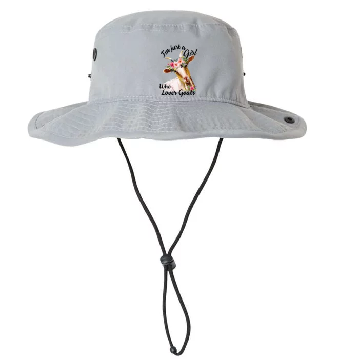 IM Just A Girl Who Loves Goats Cute Goats Lovers Legacy Cool Fit Booney Bucket Hat