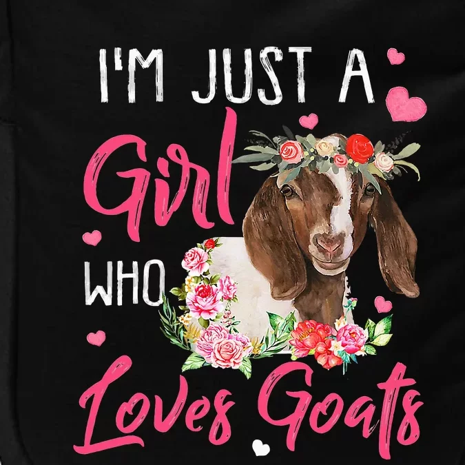 I'm Just A  Who Loves Goats Impact Tech Backpack