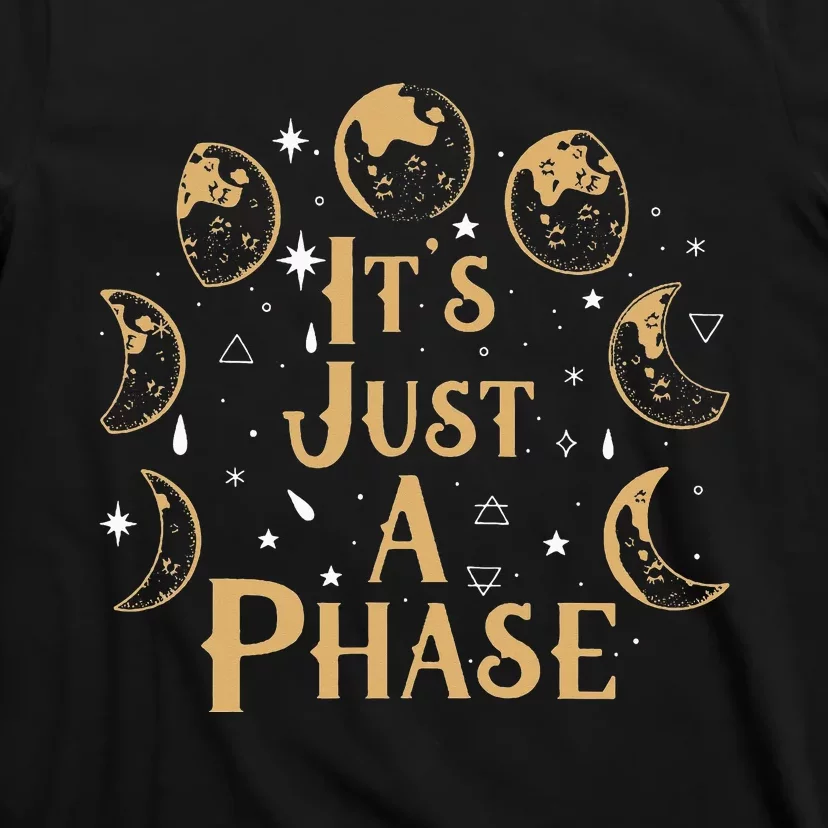 It's Just A Phase Moon Cycle Phases Of The Moon Astronomy T-Shirt