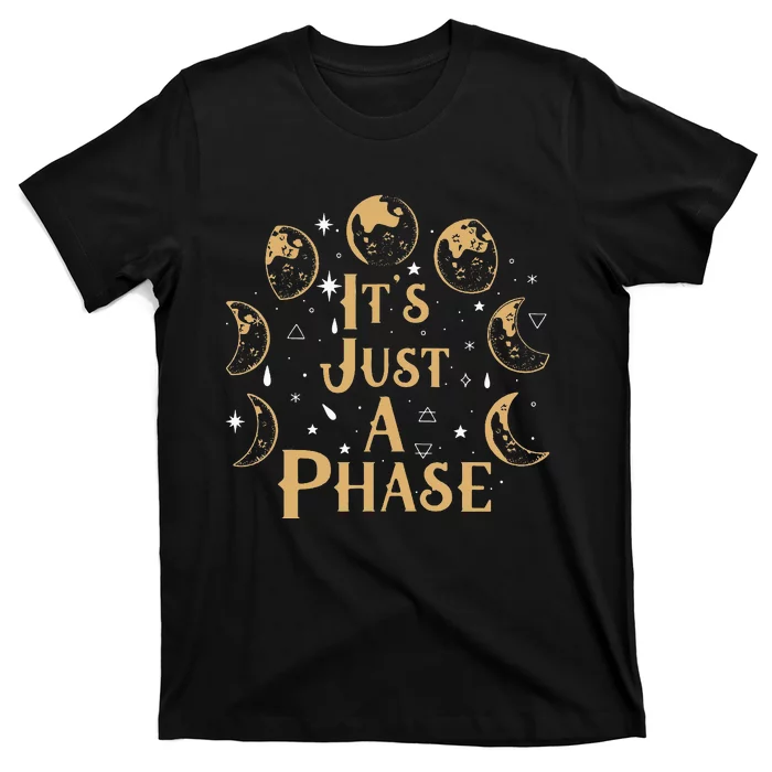 It's Just A Phase Moon Cycle Phases Of The Moon Astronomy T-Shirt