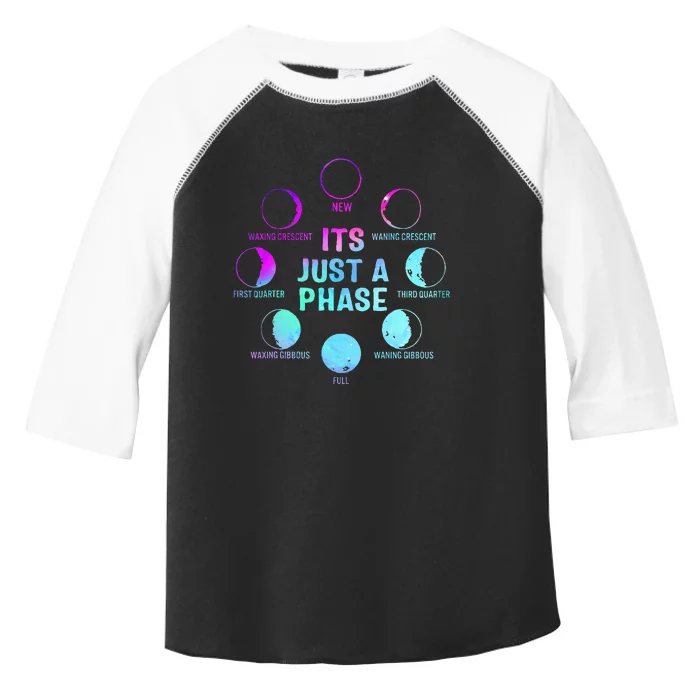 Its Just A Phase Celestial Moon Lunar Cycle Astronomy Toddler Fine Jersey T-Shirt