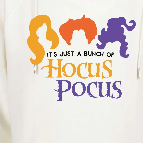 It's Just A Bunch Of Hocus Pocus Womens Funnel Neck Pullover Hood