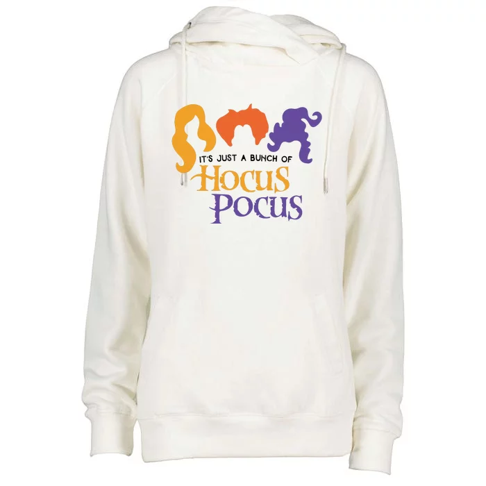 It's Just A Bunch Of Hocus Pocus Womens Funnel Neck Pullover Hood