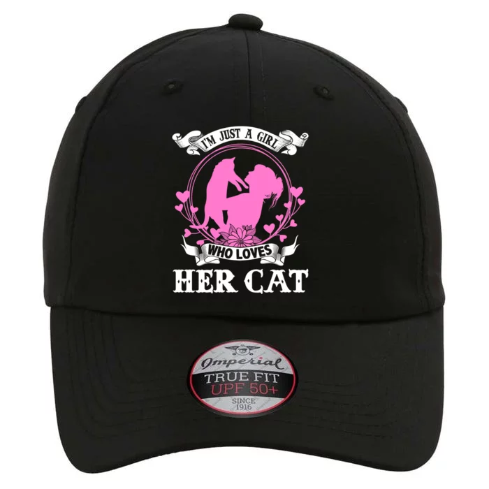 IM Just A Who Loves Her Cat Cute Gift The Original Performance Cap