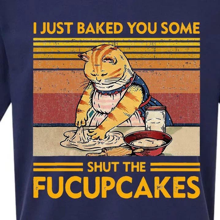 I Just Baked You Some Shut The Fucupcakes Sueded Cloud Jersey T-Shirt