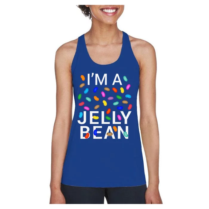 Im Jelly Bean Halloween Candy Costume Women's Racerback Tank