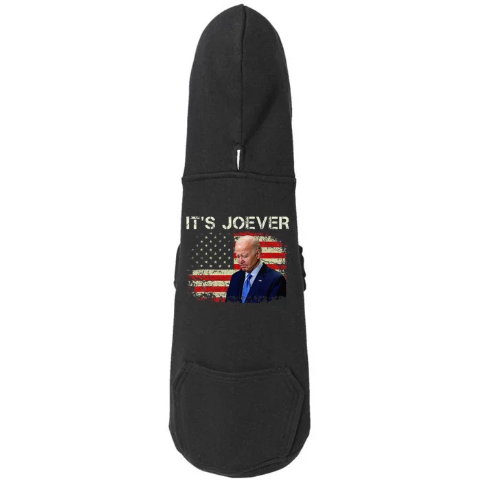 ItS Joever Biden Biden Has Quit The Race For President Doggie 3-End Fleece Hoodie