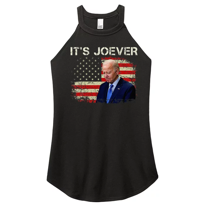 ItS Joever Biden Biden Has Quit The Race For President Women’s Perfect Tri Rocker Tank