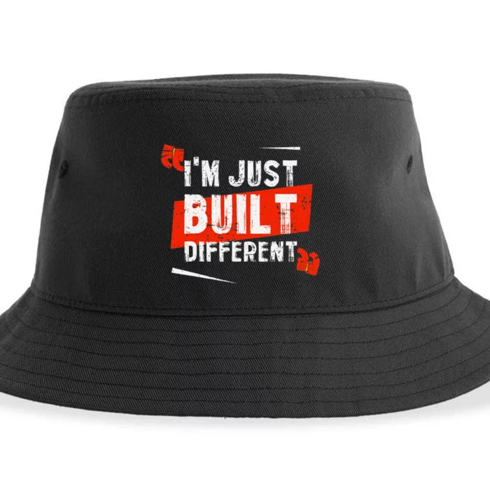 IM Just Built Different Sustainable Bucket Hat