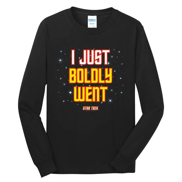 I Just Boldly Went Tall Long Sleeve T-Shirt