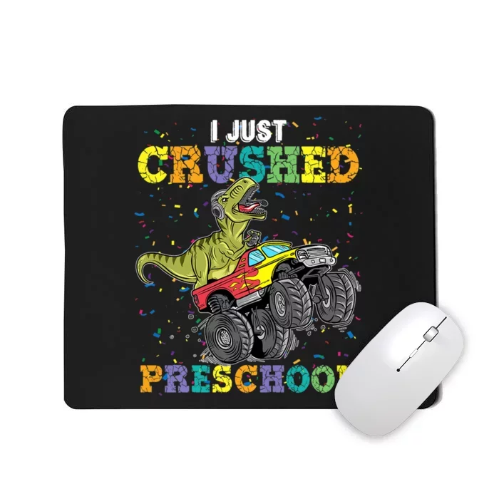 I Just Crushed PreSchool Dinosaur TRex Gaming Monster Truck Mousepad