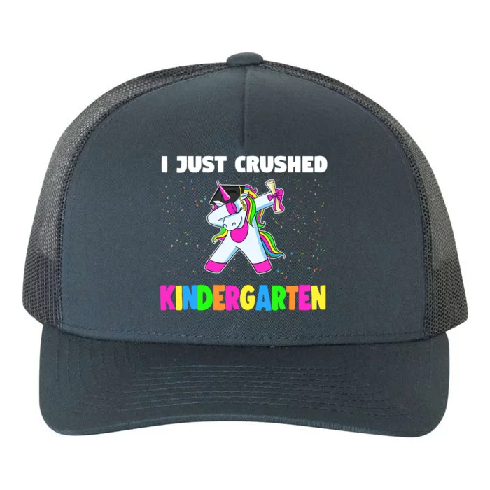 I just crushed Kindergarten Graduation Unicorn Yupoong Adult 5-Panel Trucker Hat