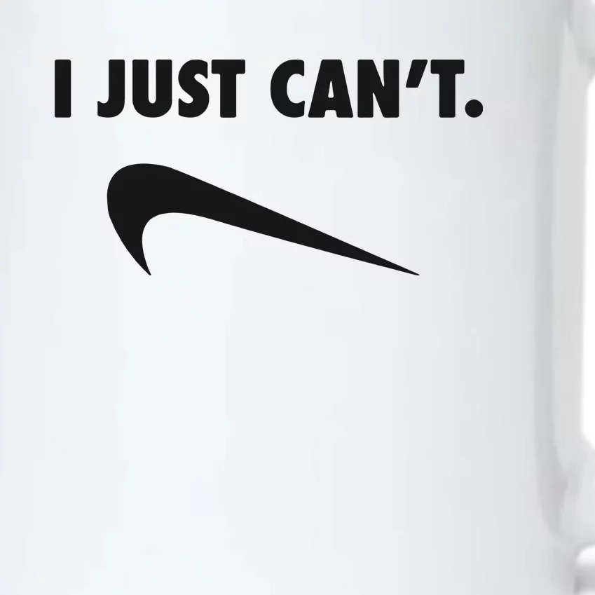 I Just Can't Black Color Changing Mug