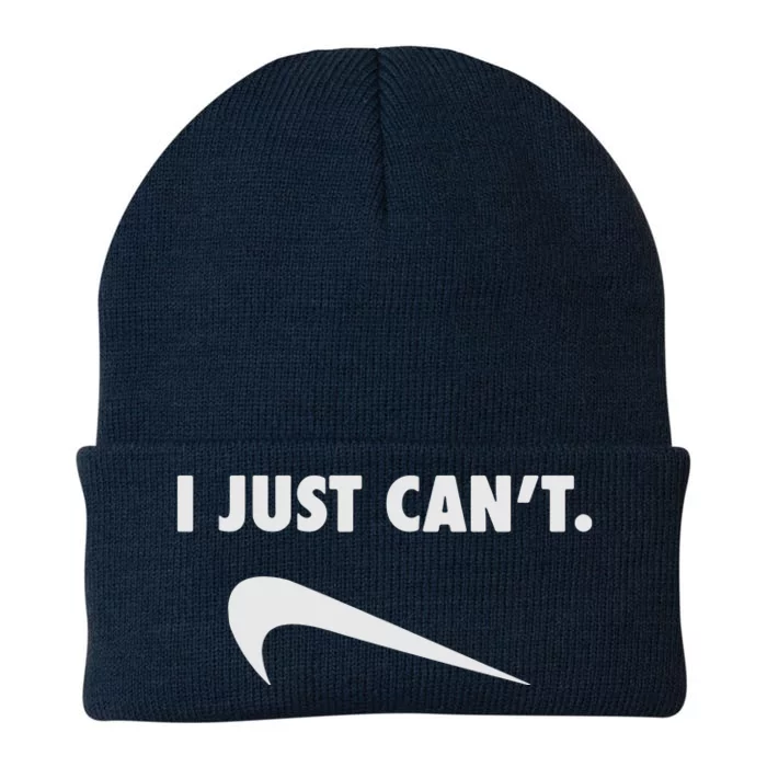 I Just Can't Knit Cap Winter Beanie