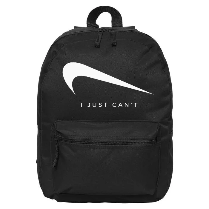 I Just CanT Funny 16 in Basic Backpack