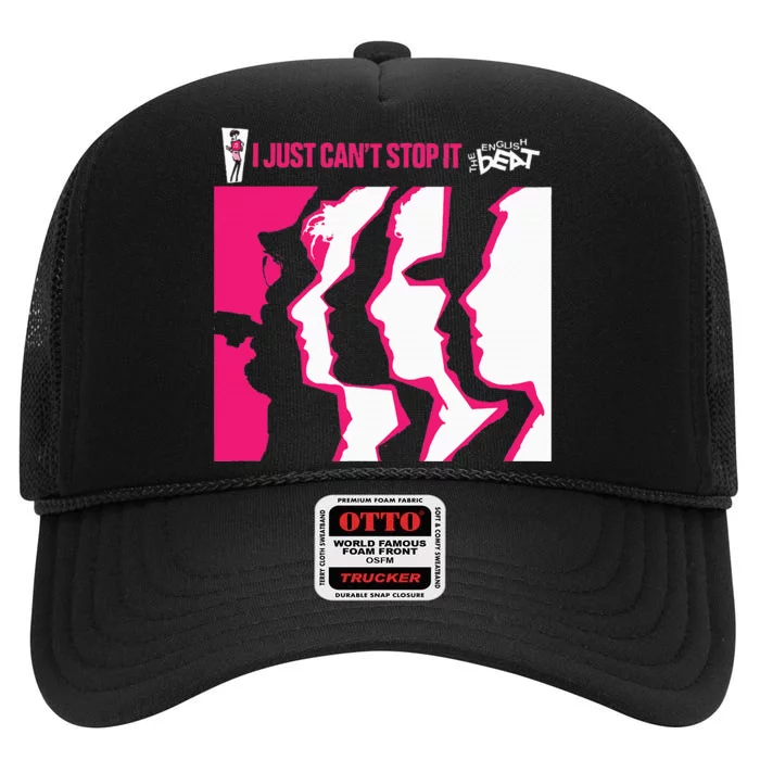 I Just Cant Stop It Faces High Crown Mesh Trucker Hat