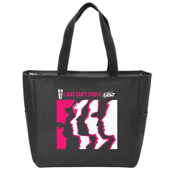 I Just Cant Stop It Faces Zip Tote Bag