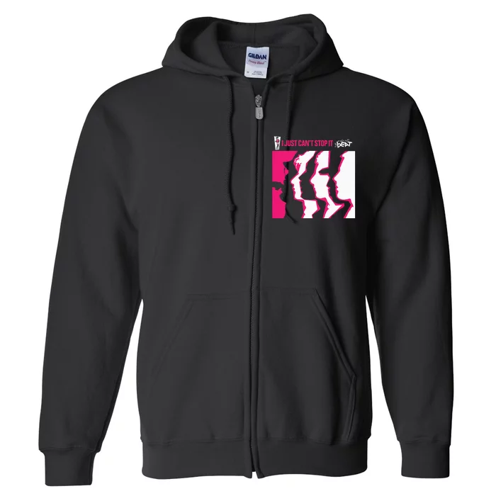 I Just Cant Stop It Faces Full Zip Hoodie