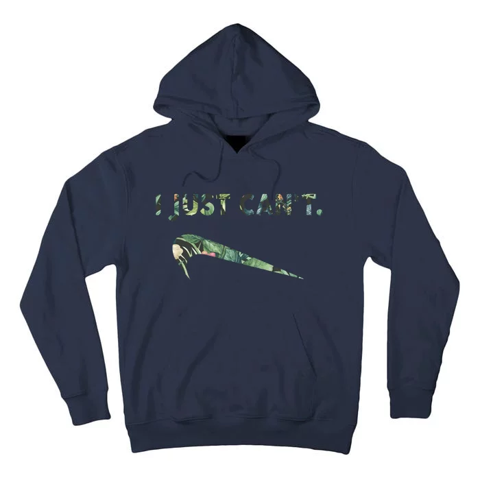 I Just Can't Funny Parody Floral Aloha Tall Hoodie