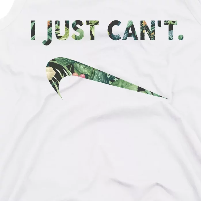 I Just Can't Funny Parody Floral Aloha Tank Top