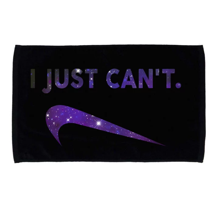 I Just Can't Funny Parody Galaxy Microfiber Hand Towel