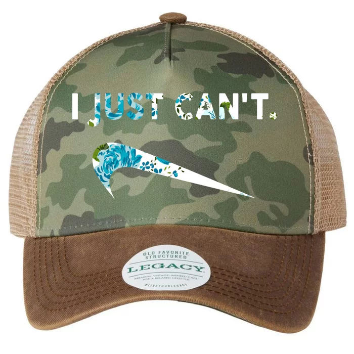 I Just Can't Funny Parody Floral Legacy Tie Dye Trucker Hat