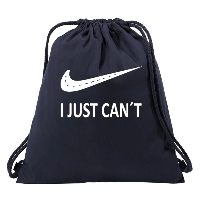 I Just Cant Gift Drawstring Bag